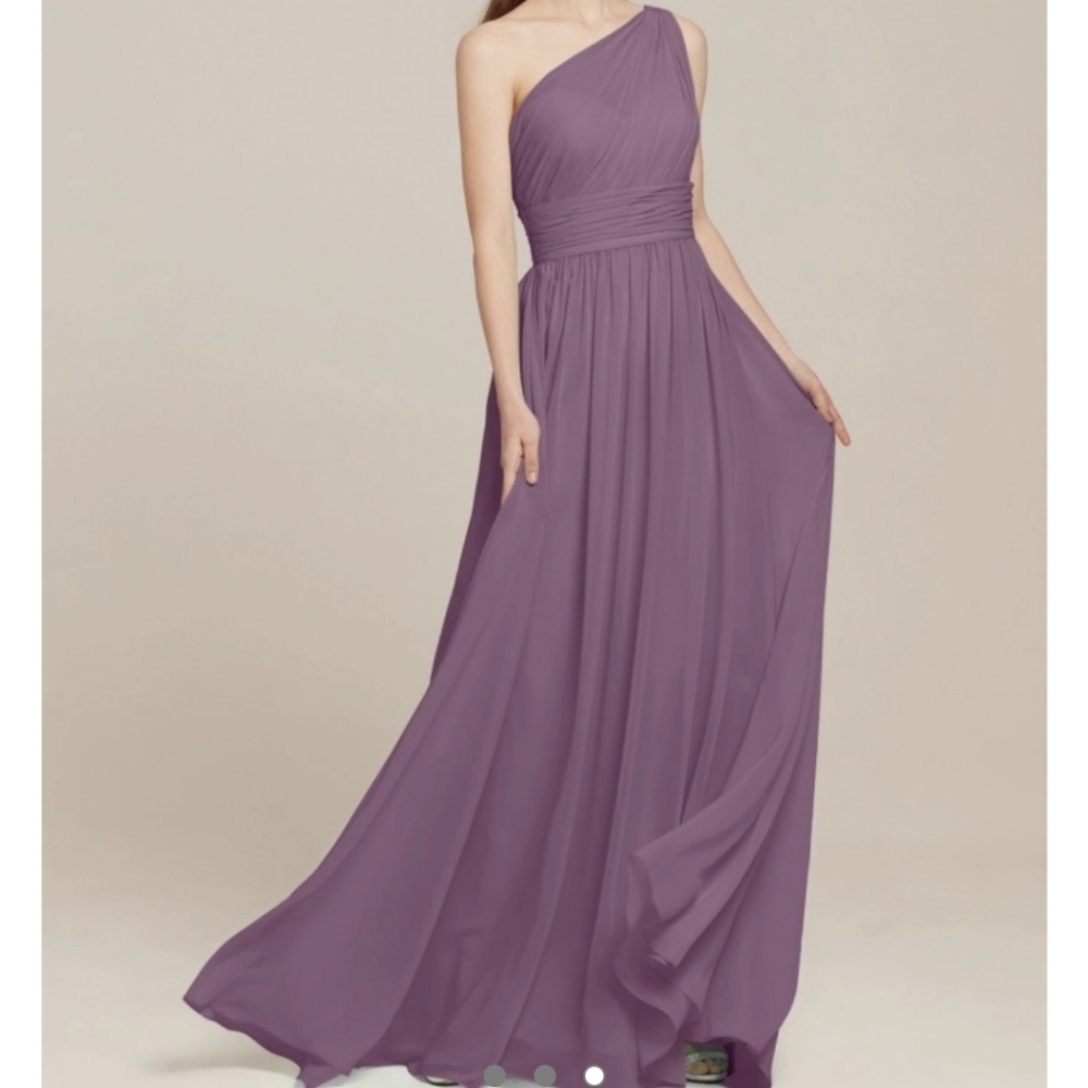 AW Grace Bridesmaid Prom Formal Special Occasion Wedding Guest Dress, 16, Purple